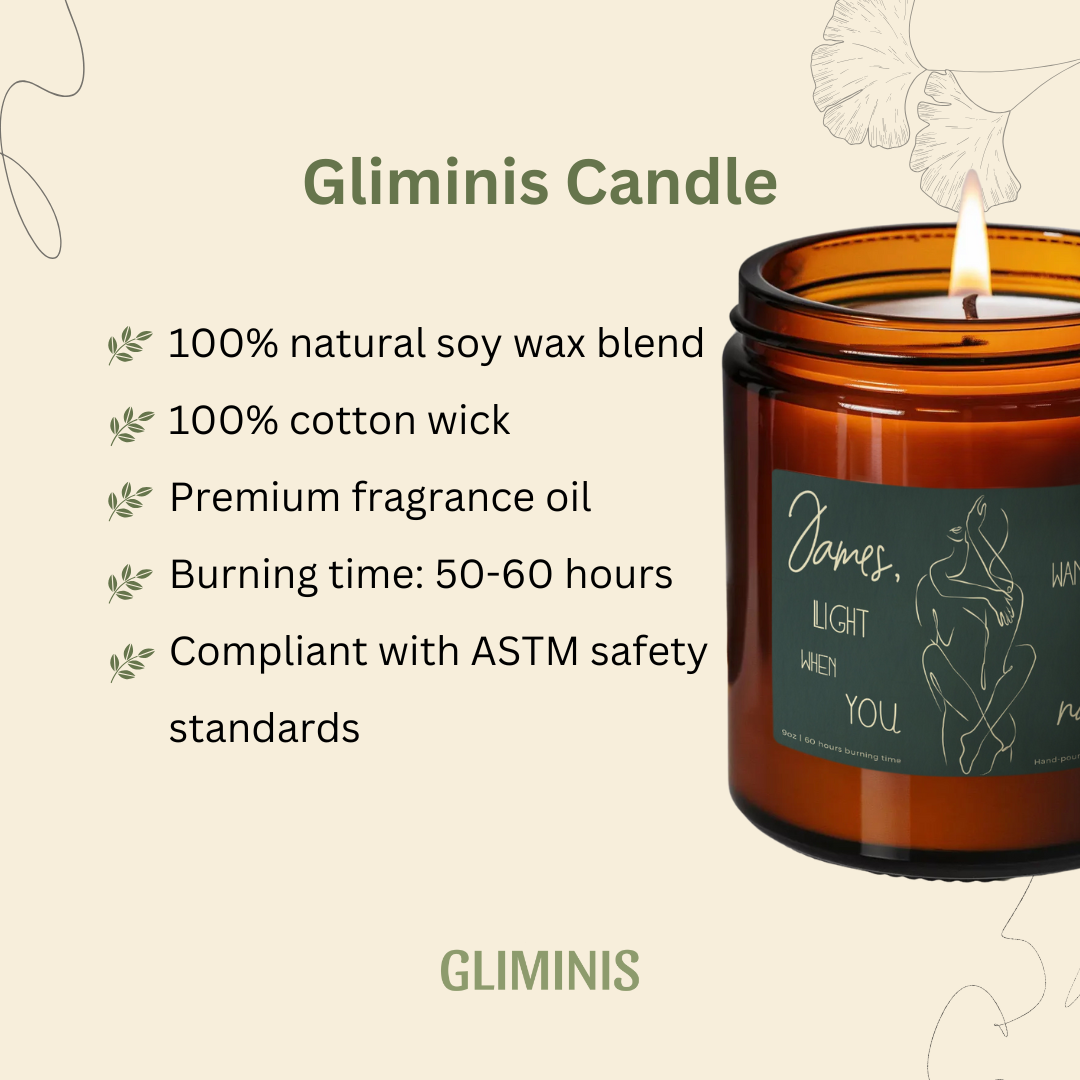 Light When You Want Me Naked Mallard Candle-Gliminis