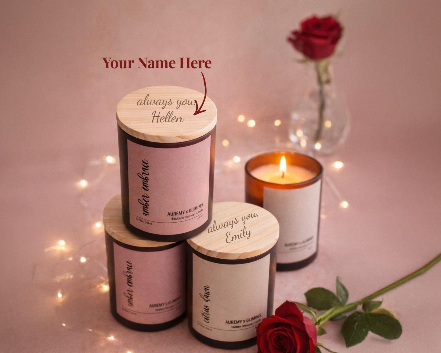 Hidden Message Candle