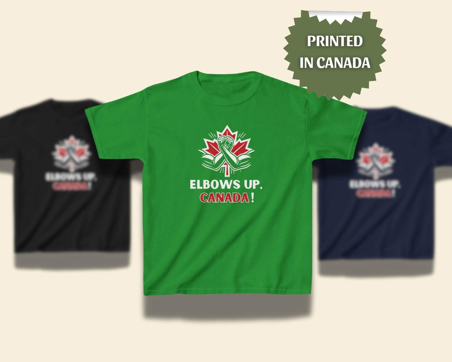 Elbows Up, Canada! Tee for KIDS