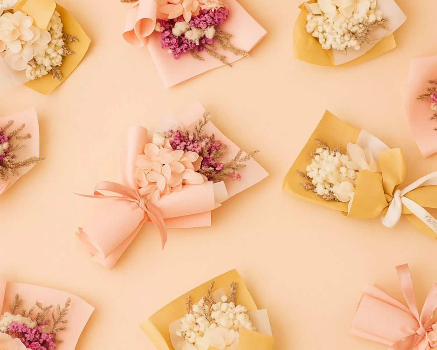 Mini Dried Flower Bouquet