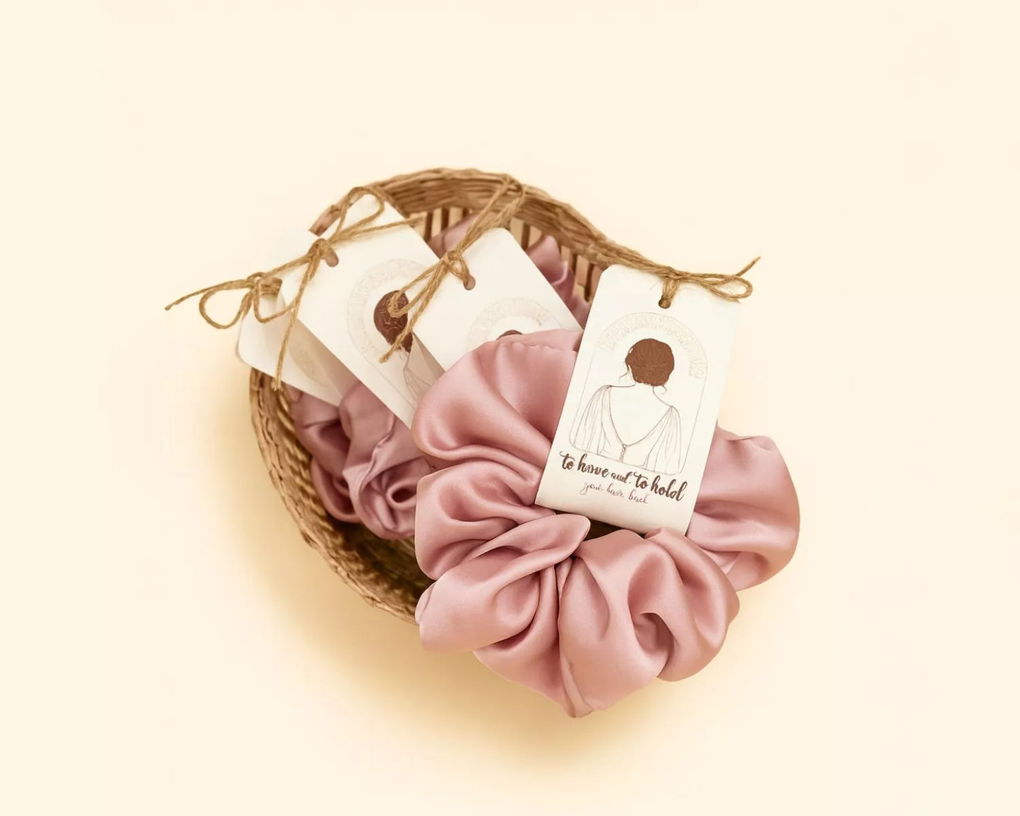 Silk Satin Scrunchies