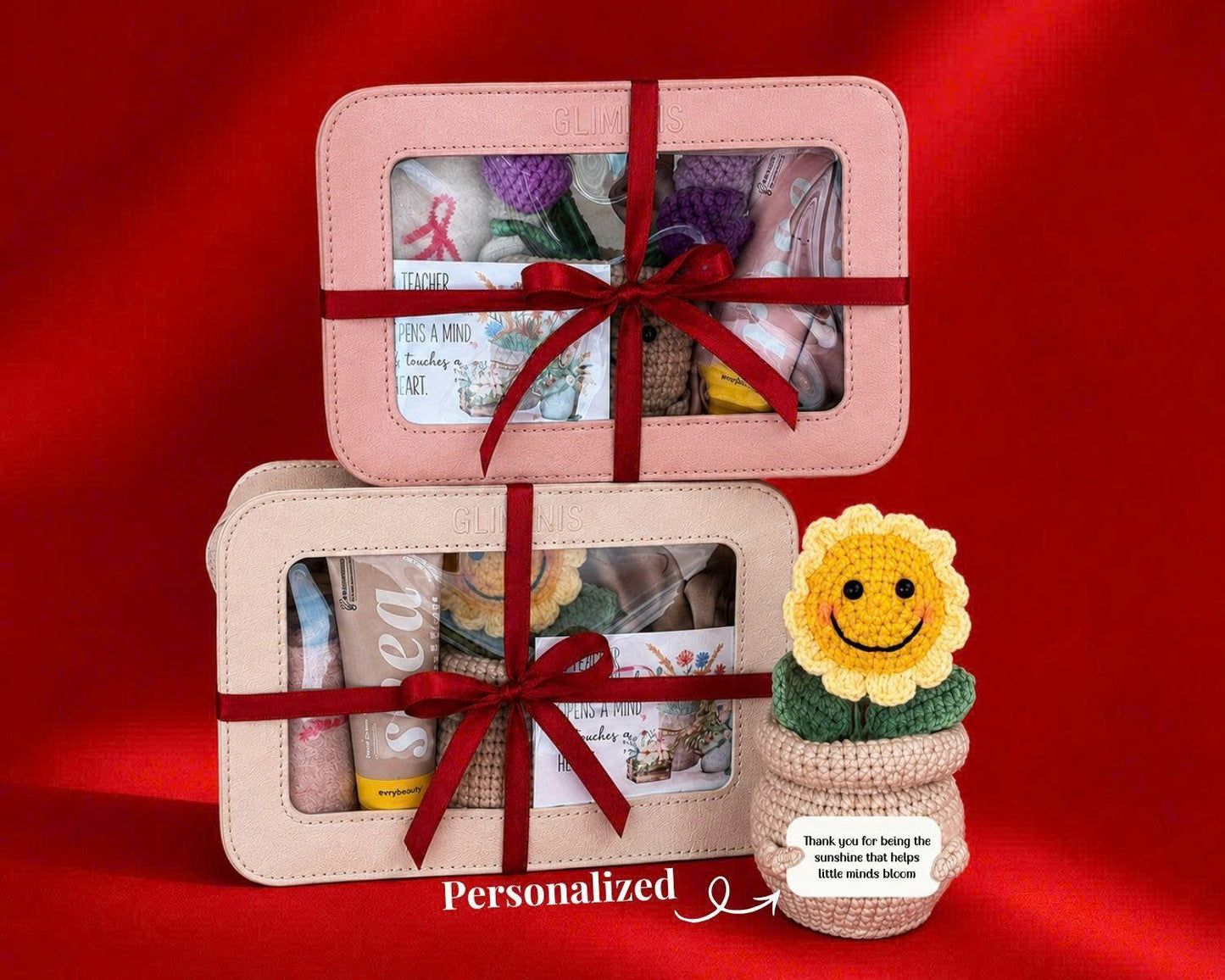 New Teacher Gift Set - Sunflower Crochet
