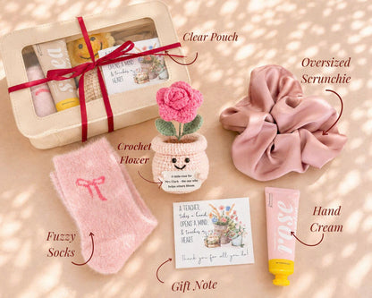 New Teacher Gift Set - Rose Crochet