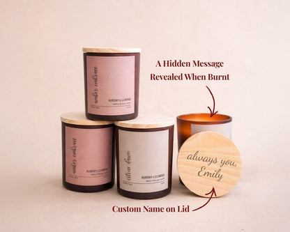 Hidden Message Candle