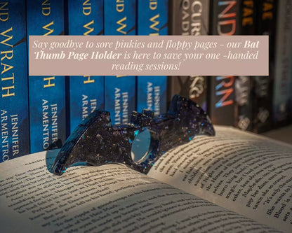Bat Book Thumb Holder
