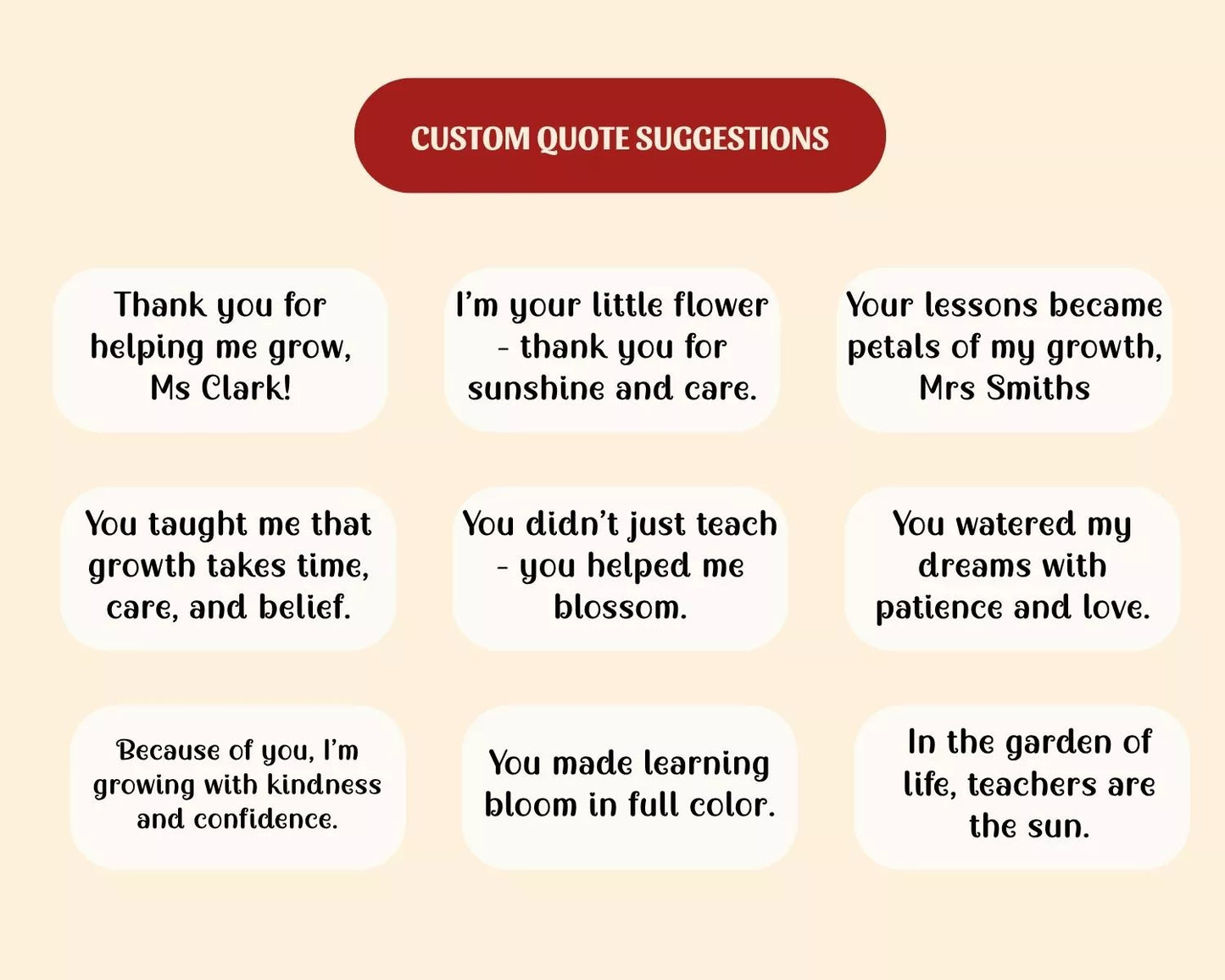 Custom Appreciation Rose Pot