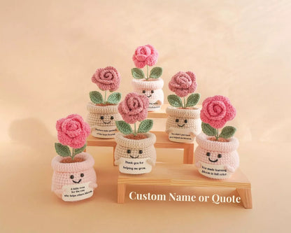 Custom Appreciation Rose Pot