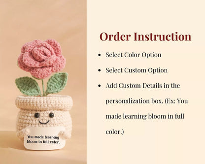 Custom Appreciation Rose Pot