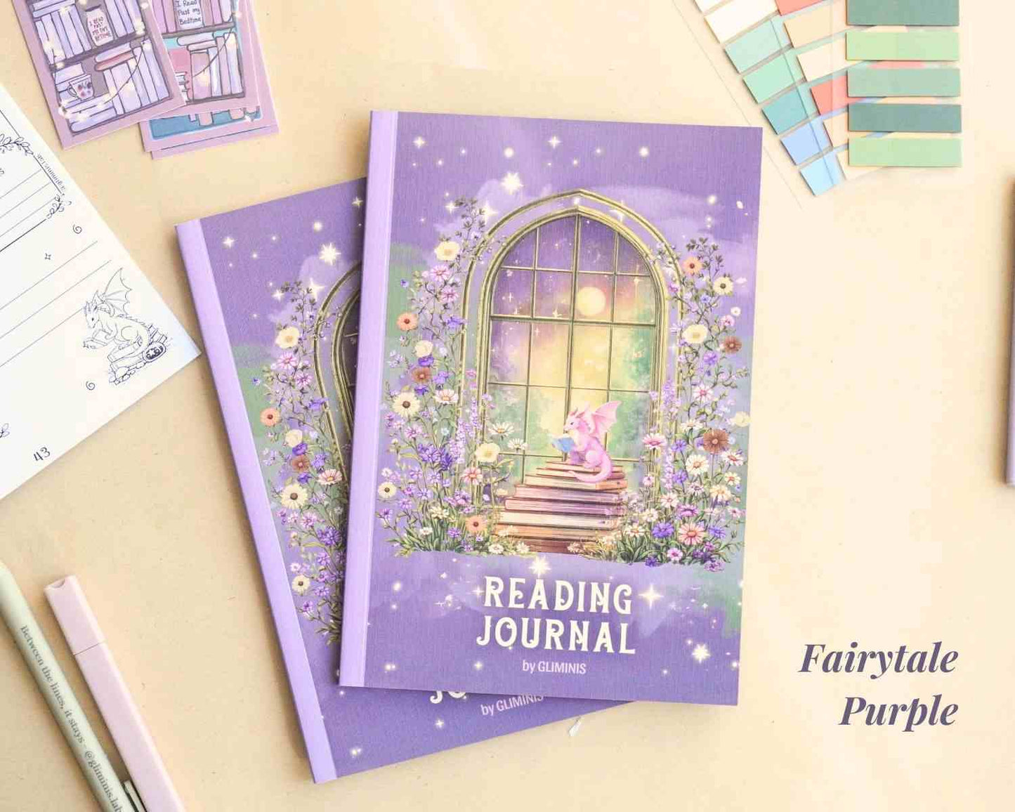 Gliminis Reading Journal - Notebook Edition
