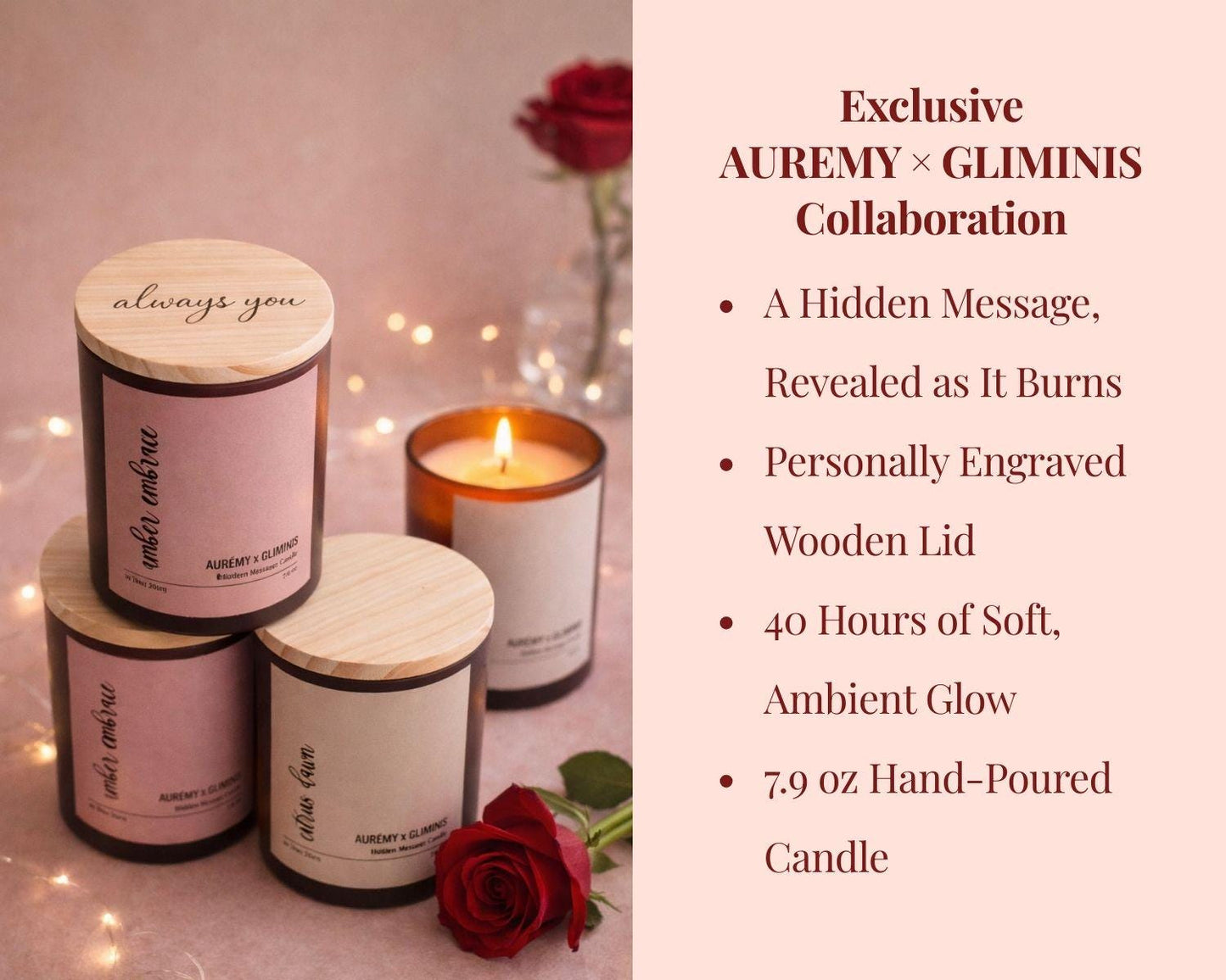 Hidden Message Candle