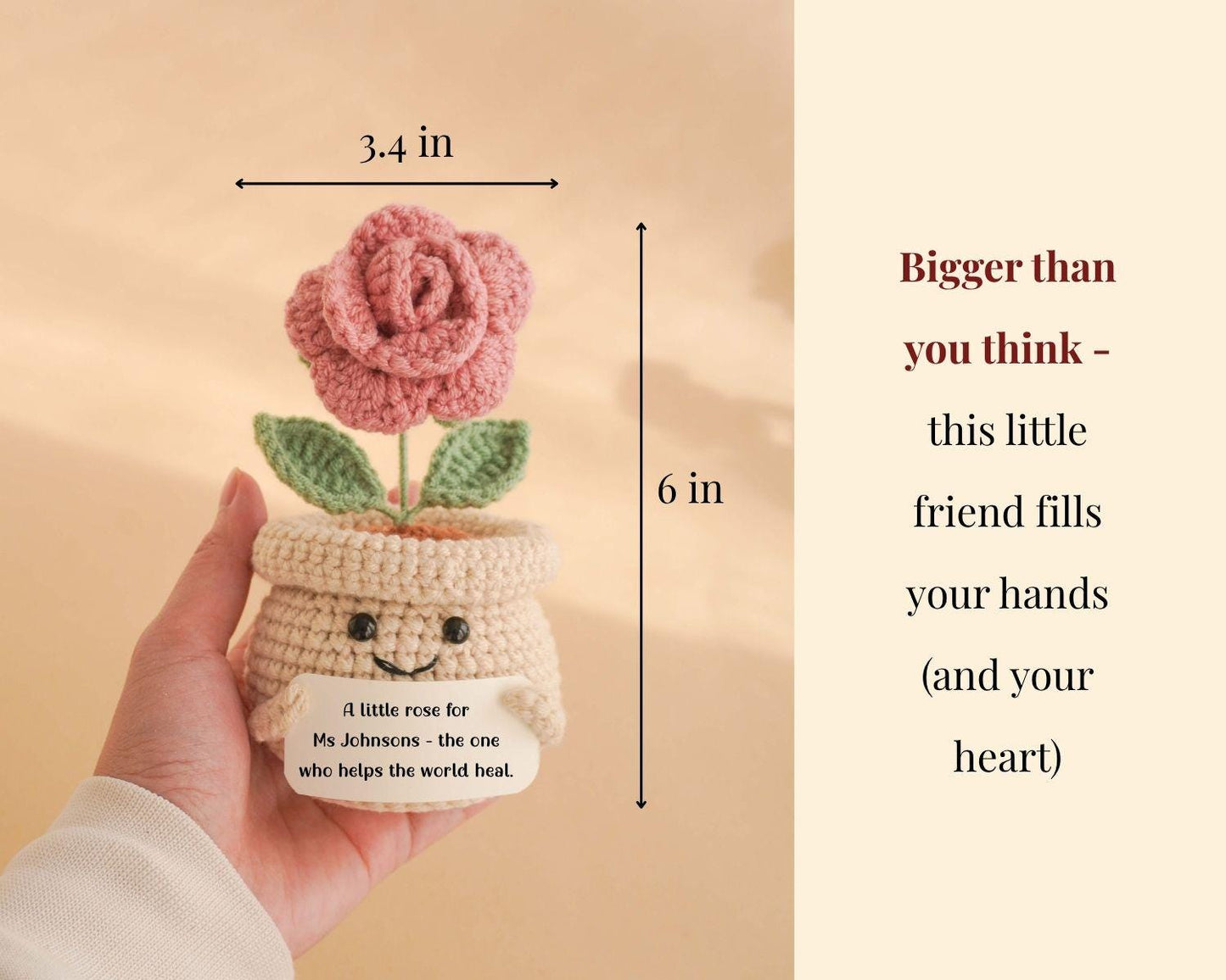 Custom Rose Pot for Teen