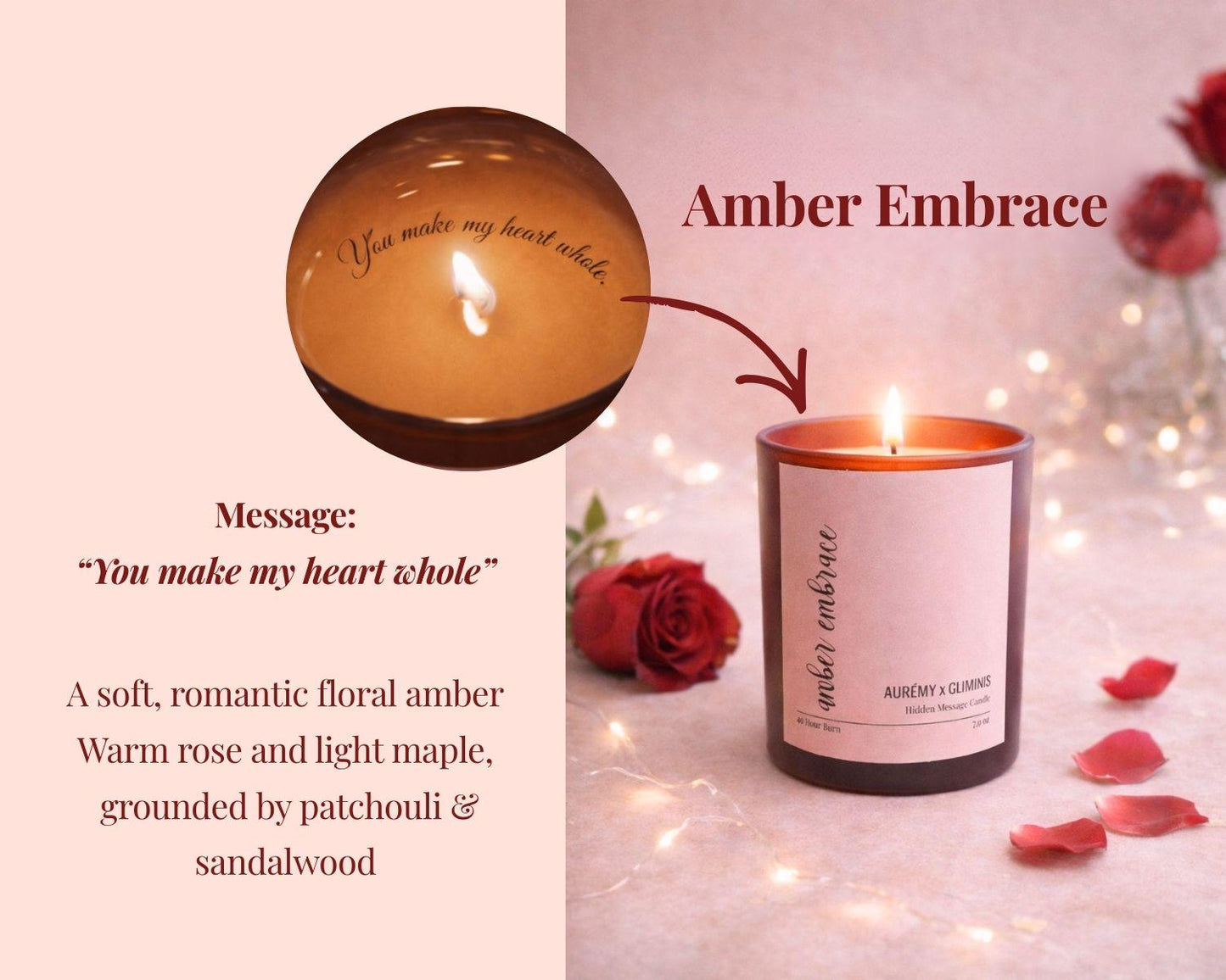 Hidden Message Candle