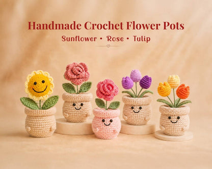 New Teacher Gift Set - Sunflower Crochet