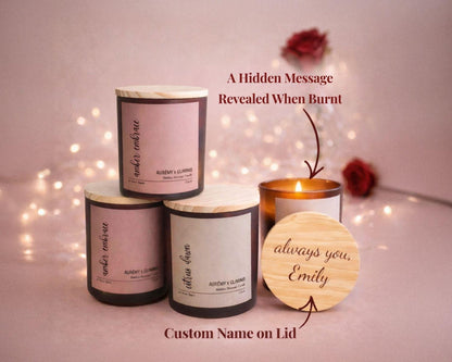 Hidden Message Candle