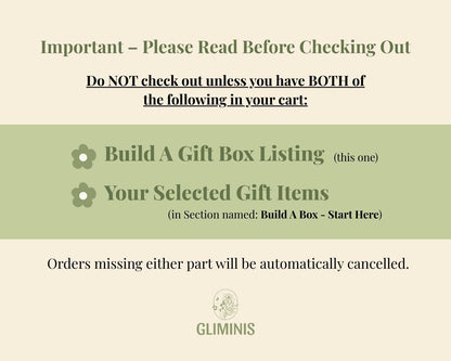 START HERE TO BUILD YOUR BOX