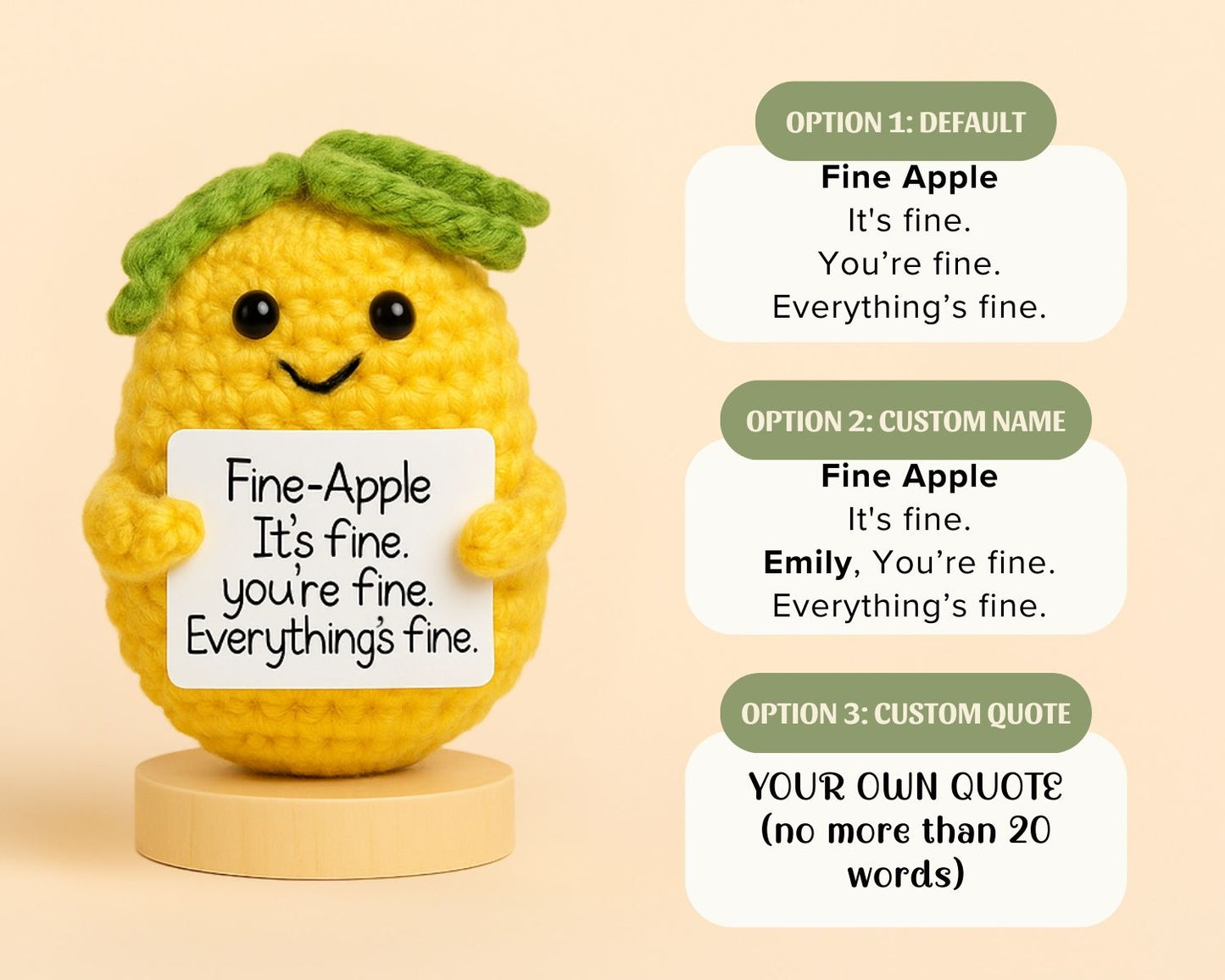 Custom Emotional Support Toy