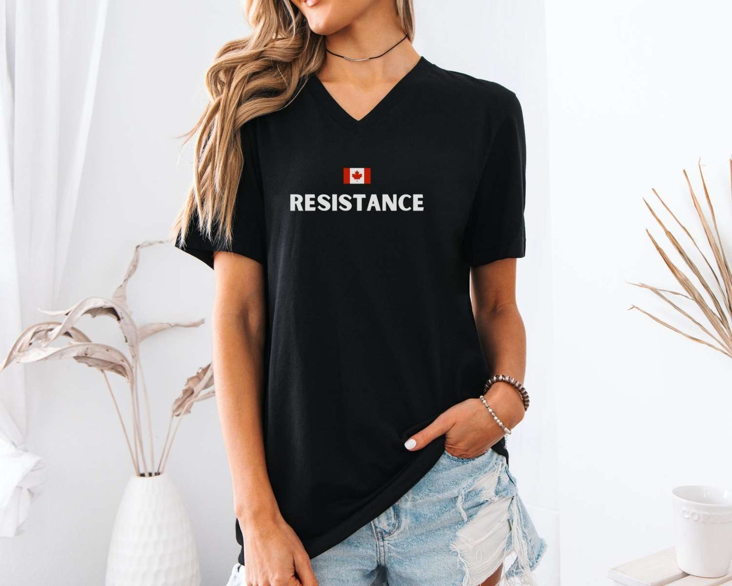 Resistance Vneck Tee