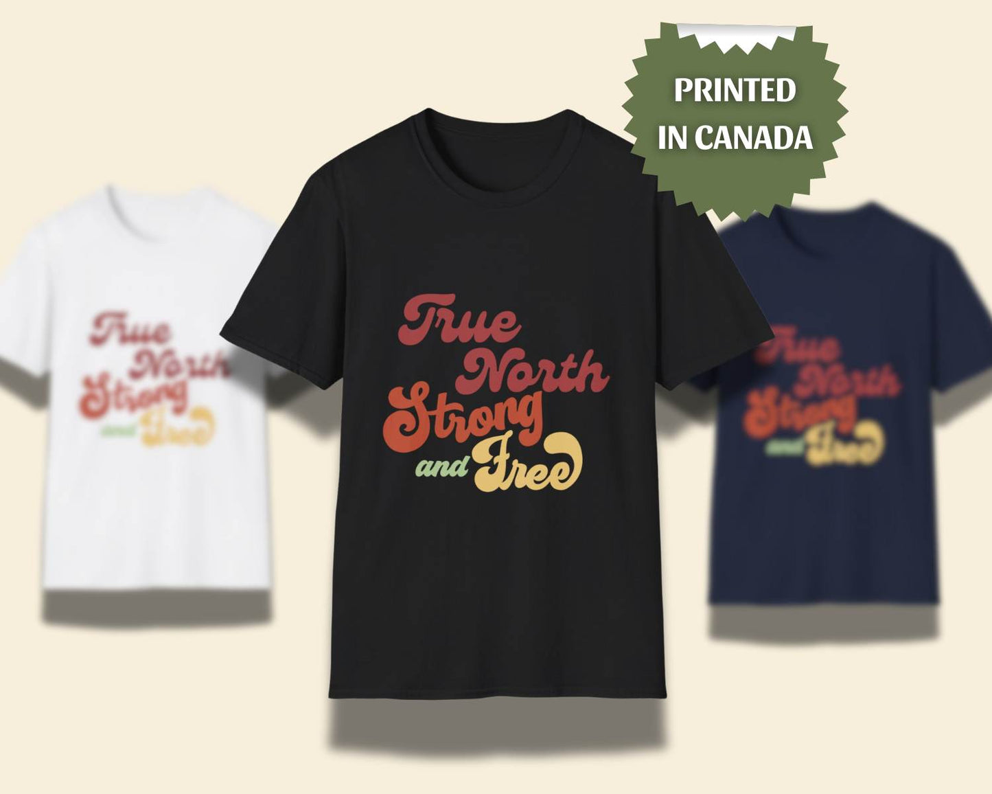 "True North Strong and Free" Fun Tee