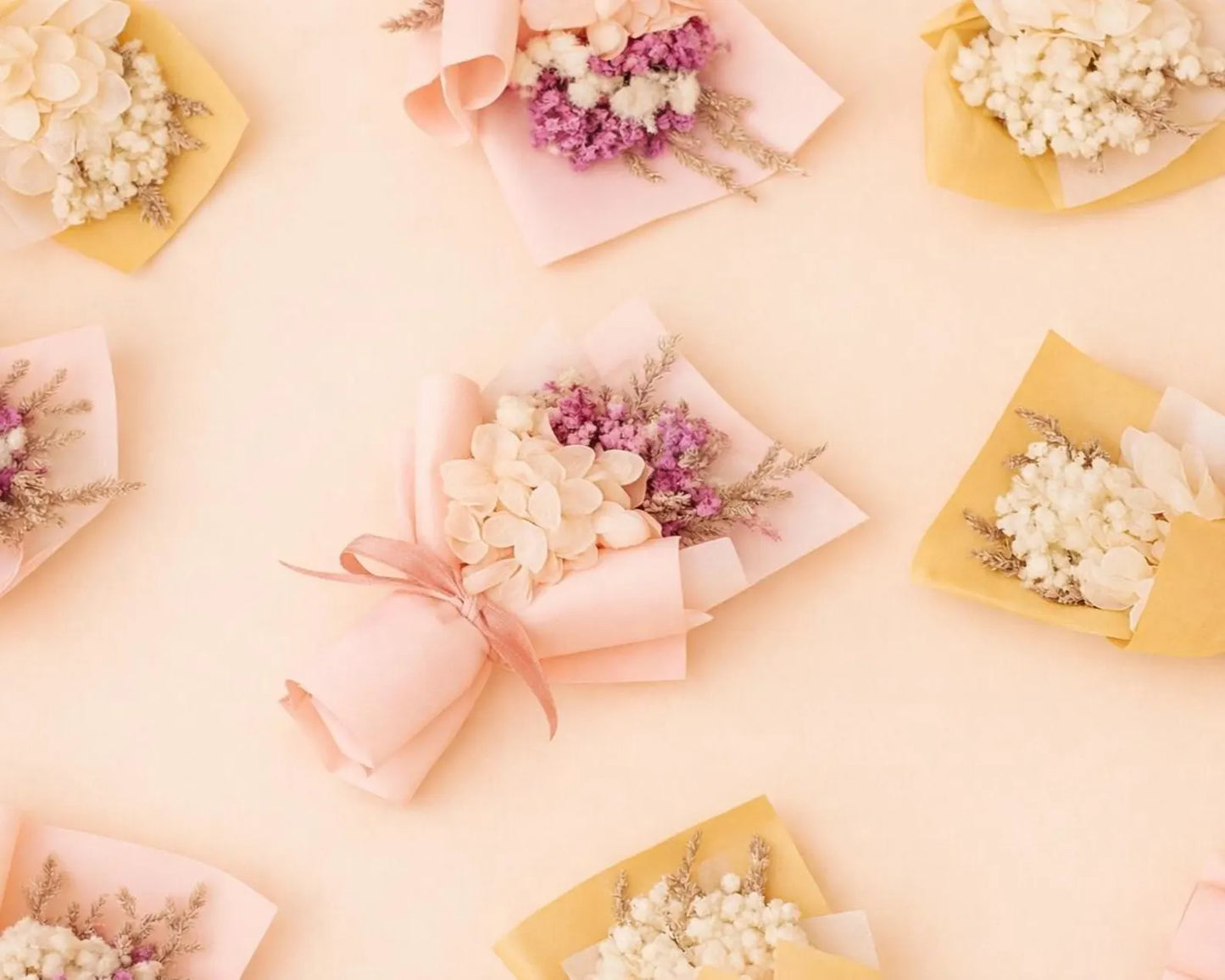 Mini Dried Flower Bouquet