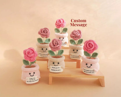 Custom Appreciation Rose Pot