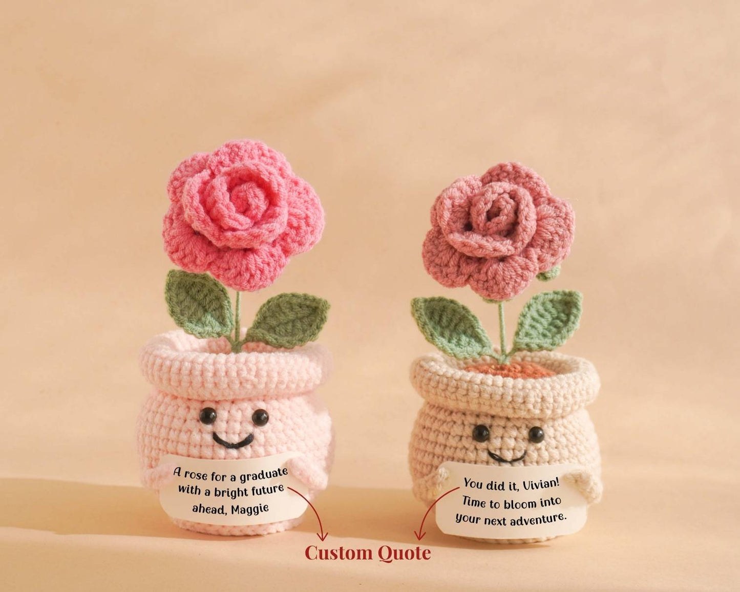 New Teacher Gift Set - Rose Crochet