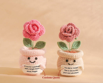 New Teacher Gift Set - Rose Crochet