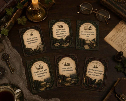 Dark Academia TBR Card Deck