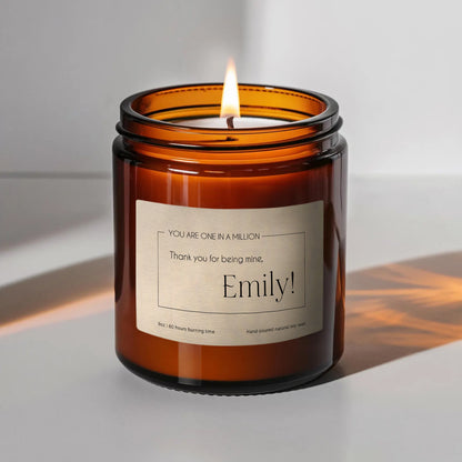 You Are One In A Million Custom Candle-Gliminis