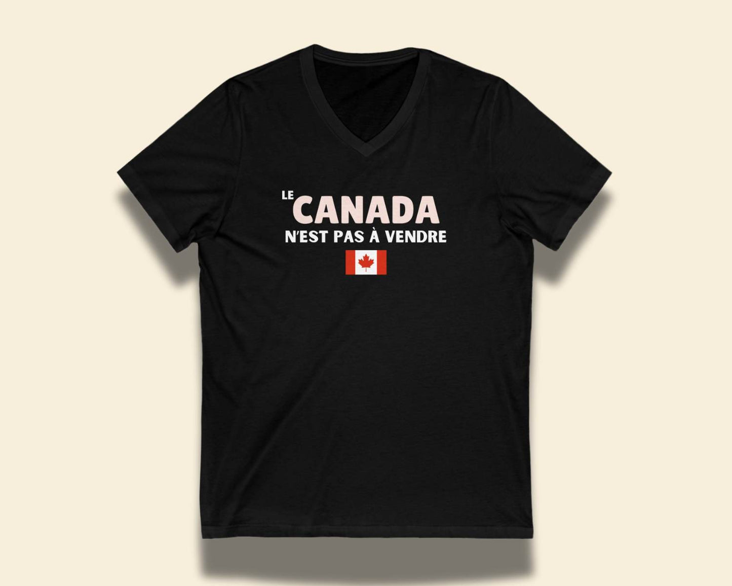 Le Canada n'est pas à vendre Vneck Tee