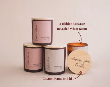 Hidden Message Candle