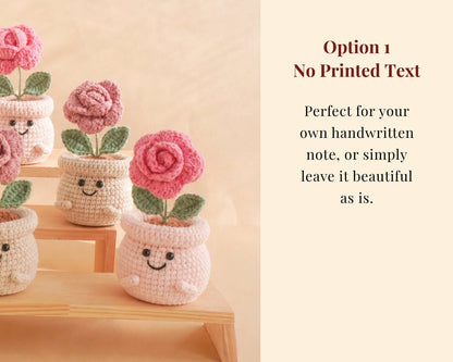New Teacher Gift Set - Rose Crochet