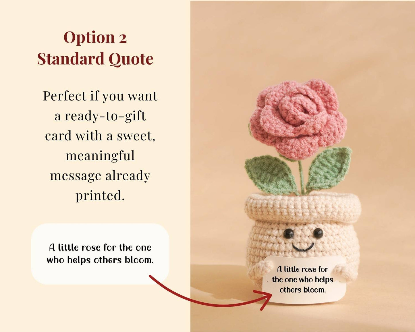 New Teacher Gift Set - Rose Crochet