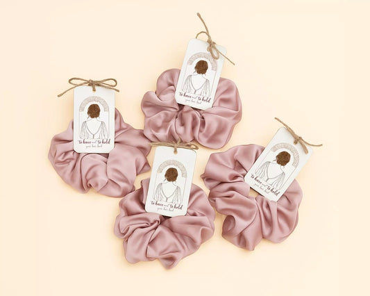 Silk Satin Scrunchies