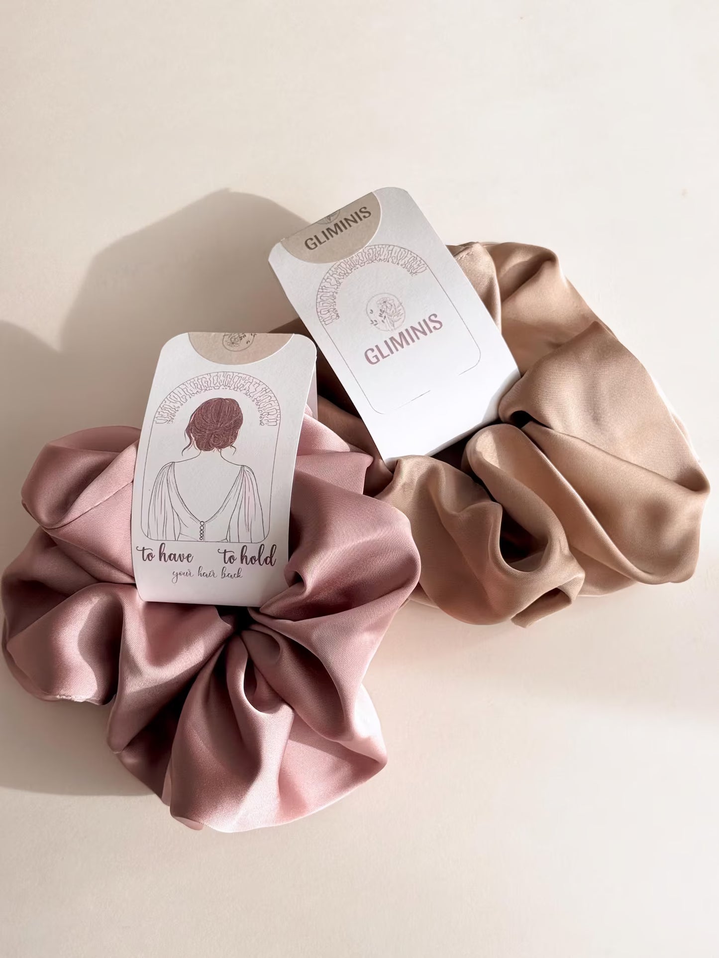 Silk Satin Scrunchies