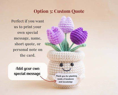 New Teacher Gift Set - Tulip Crochet