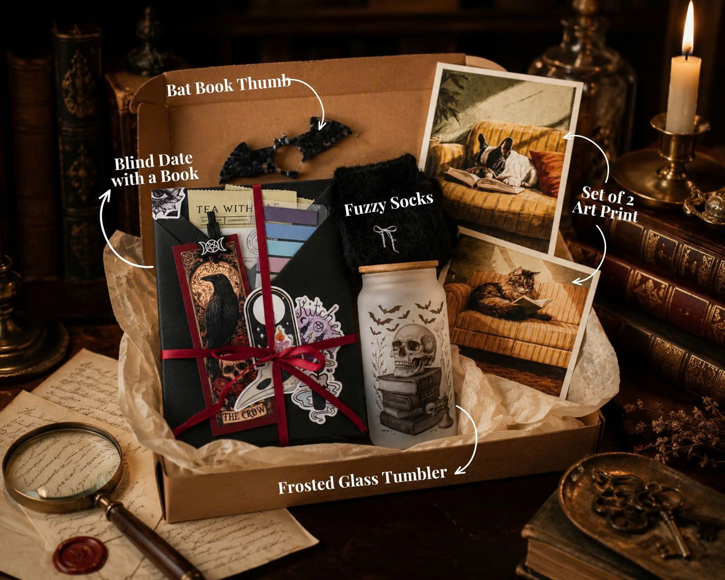 Dark Academia Book Box